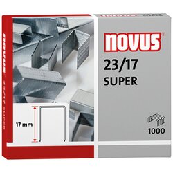 NOVUS 042-0045 Heftklammer 23/17 verzinkt 1.000 St./Pack.