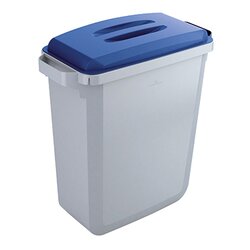 DURABLE VEH2012027 Abfalleimer DURABIN 60l grau +Deckel bl