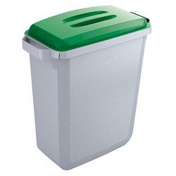 DURABLE VEH2012028 Abfalleimer DURABIN 60l grau +Deckel gn