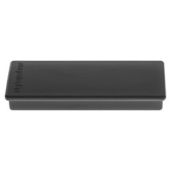 magnetoplan® 1665112 Magnet Discofix Block2 55x22mm sw 10 St./Pack.