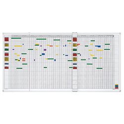 magnetoplan® 3707055 Personalplaner 7Tage/Woche für 45Mitarbeiter