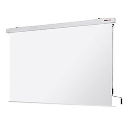magnetoplan® 6201224 Kurbelleinwand Cineroll 240x240cm weiß