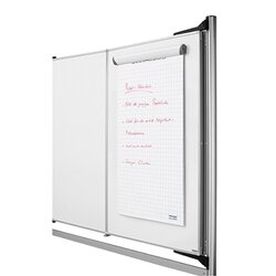 magnetoplan® 1246028 Papierklemmleiste magnetisch weiß