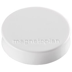 magnetoplan® 1664000 Magnet Ergo Medium 30mm weiß 10 St./Pack.