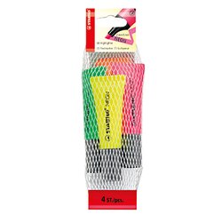 STABILO® 72/4-1-5 Textmarker NEON 2-5mm sortiert 4 St./Pack.