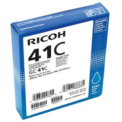 Ricoh 405762 Gelpatrone GC-41C 2.200Seiten cyan