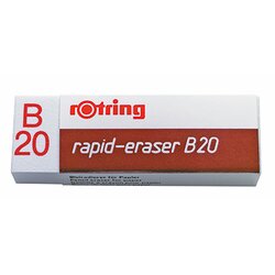 rotring S0194570 Radierer rapid-eraser B20 weiß 