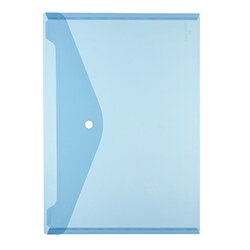 Herlitz 10657948 Dokumententasche DIN A4 Druckknopf PP blau
