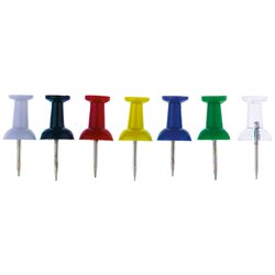 ALCO 663-22 Pinnwandnadel transparent 100 St./Pack.