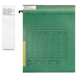 Leitz 24650001 Beschriftungsschild ALPHA weiß 100 St./Pack.