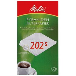 Melitta 145768 Kaffeefiltertüte 202S weiß 100 St./Pack.