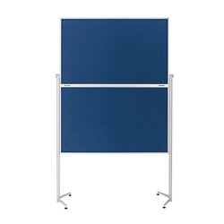 magnetoplan® 1151303 Moderationstafel klappbar Filz blau