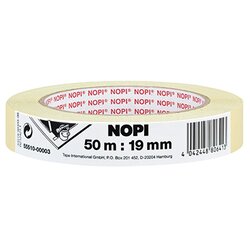 NOPI® 55510-00003 Malerkrepp 19mmx50m beige 