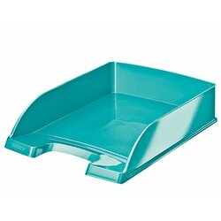 Leitz 52263051 Briefablage WOW Plus DIN A4 stapelbar PS eisblau