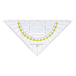 Aristo AR 1555/2 Geometriedreieck Facette Tuschenoppen 22,5cm gk