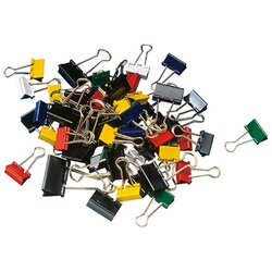 MAUL 2157899 Foldbackklemmer mauly sort 50St