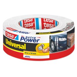 tesa® 56389-00002 Gewebeband extra Power Universal 50mmx50m weiß
