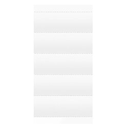 Falken 11288172 Beschriftungsschild 60x20mm Papier weiß 100 St./Pack.