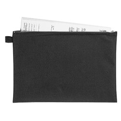 Veloflex 2724000 Banktasche DIN A4 Reißverschl. Textil schwarz
