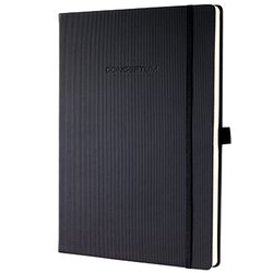 SIGEL CO116 Notizbuch Conceptum DIN A4+ Hardcover 194S. liniert sw