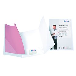 Biella 0186421.01 Präsentationsmappe Pearl 3 DIN A4 weiß