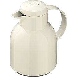 EMSA 504229 Isolierkanne Samba Quick Press 1l weiß