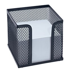 WEDO® 65701 Zettelbox Office 10x10x10cm Drahtmetall schwarz