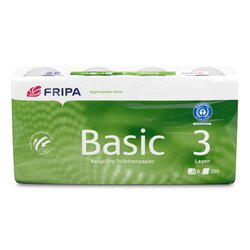 Fripa 1510820 Toilettenpapier 3lg. 250Bl. ws 8Rl.