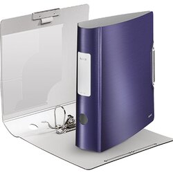 Leitz 11080069 Ordner Active Style DIN A4 82mm PP titan blau