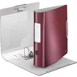 Leitz 11080028 Ordner Active Style DIN A4 82mm PP granat rot