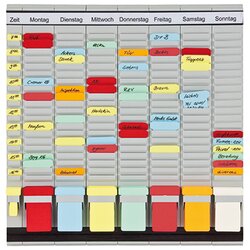 FRANKEN PV1020 T-Kartentafel OfficePlaner 47,3x49cm hellgrau +Zubehör