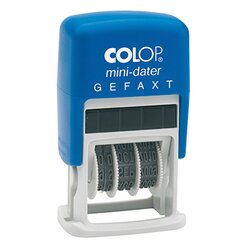 COLOP® 105207 Datumstempel mini-dater GEFAXT 160/L4