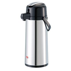 Melitta 16718 Pumpkanne 2,2l silber/schwarz 