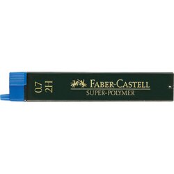 Faber-Castell 120712 Feinmine SUPER POLYMER 2H 0,7mm 12 St./Pack