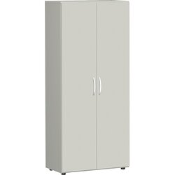 Geramöbel S-386128LL Flügeltürenschrank Flex 6OH Garderobe l.grau