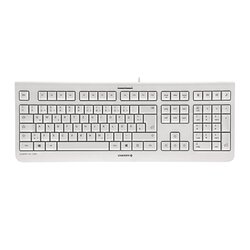 CHERRY JK-0800DE-0 Tastatur KC1000 USB Flüsteranschlag weiß/grau