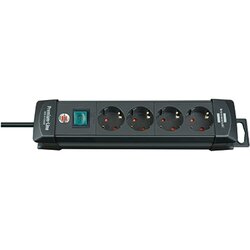 brennenstuhl® 1951140100 Steckdosenleiste Premium-Line 4fach sw