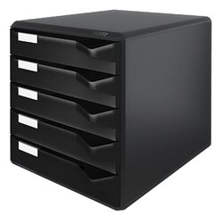 Leitz 52930095 Schubladenbox 5xSchub sw 