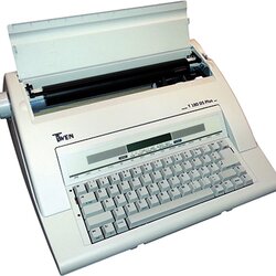 TWEN 583 Schreibmaschine T 180DS Plus mit Display portable weiß
