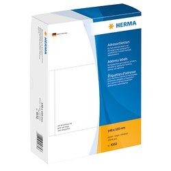 HERMA 4332 Adressetikett 148x105mm weiß 500 St./Pack.