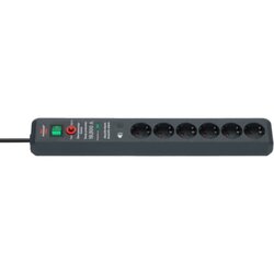 brennenstuhl® 1159540376 Steckdosenleiste Secure-Tec 6fach an