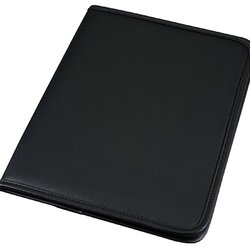 Alassio® 30099 Schreibmappe Savona A4 Lederimitat sw