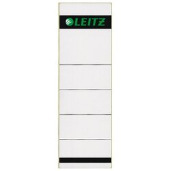 Leitz 16420085 Ordneretikett kurz/breit Papier grau 10 St./Pack.