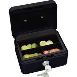 WEDO® 145121X Geldkassette 15,2x11,5x8cm Größe 1 schwarz
