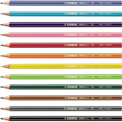 STABILO® Buntstift GREENcolors inkl. 2 Bleistifte 12 St./Pack.