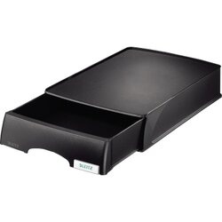 Leitz 52100095 Briefablage Plus DIN A4 stapelbar PS schwarz