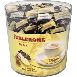 Toblerone 912490 Schokolade Mini 8g sort 904g 