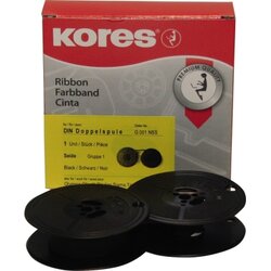 Kores G001NSS Farbband Gr.1D für Triumph Adler Seide schwarz