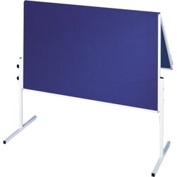 FRANKEN CC-UMTF-G03 Moderationstafel klappbar Filz blau
