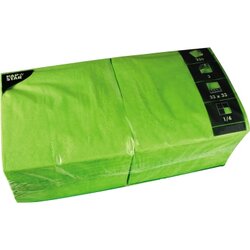 PAPSTAR 81656 Serviette 33x33cm 3lagig limonengrün 250 St./Pack.
